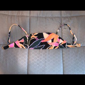 Pink, Orange, and Black Bikini Top